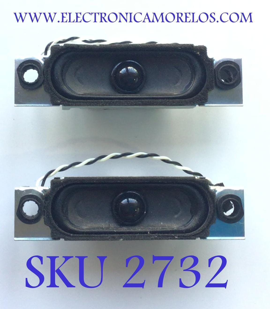 KIT DE BOCINAS PARA PARA TV SAMSUNG (2 PZ) / NUMERO DE PARTE 378G0035566YAG / 8Ω 3.5W / L45-L / MODELO E241-A1 LTTXNUAN	